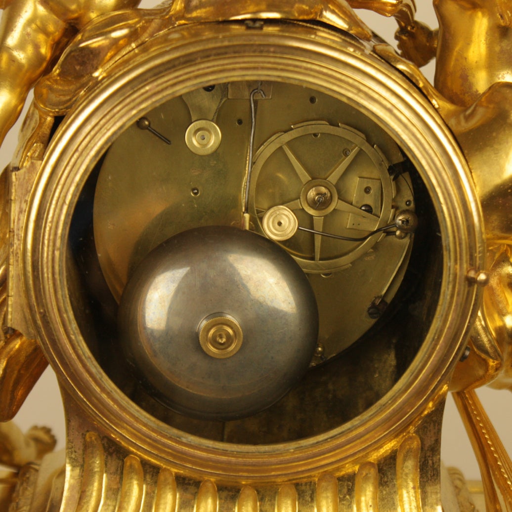 An 18th century Louis XV Ormolu Mantel Clock 1