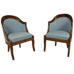 Pair Of French 19th Century Bergeres