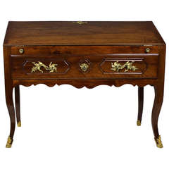 Mid 18th Century French Provincial  Slant Top Desk