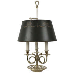 Ormolu Three-Light Bouillotte Lamp
