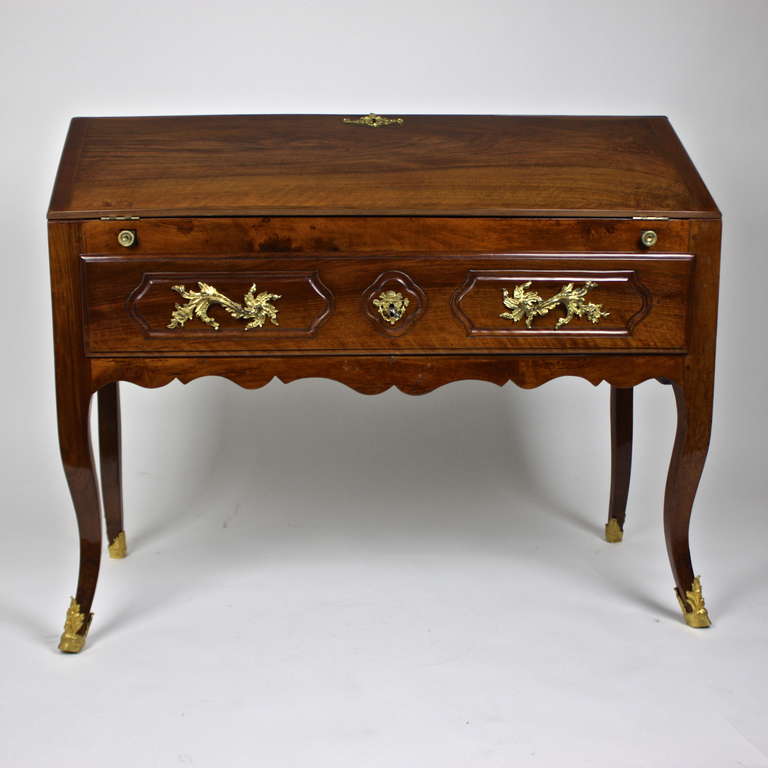 Mid 18th Century French Provincial  Slant Top Desk