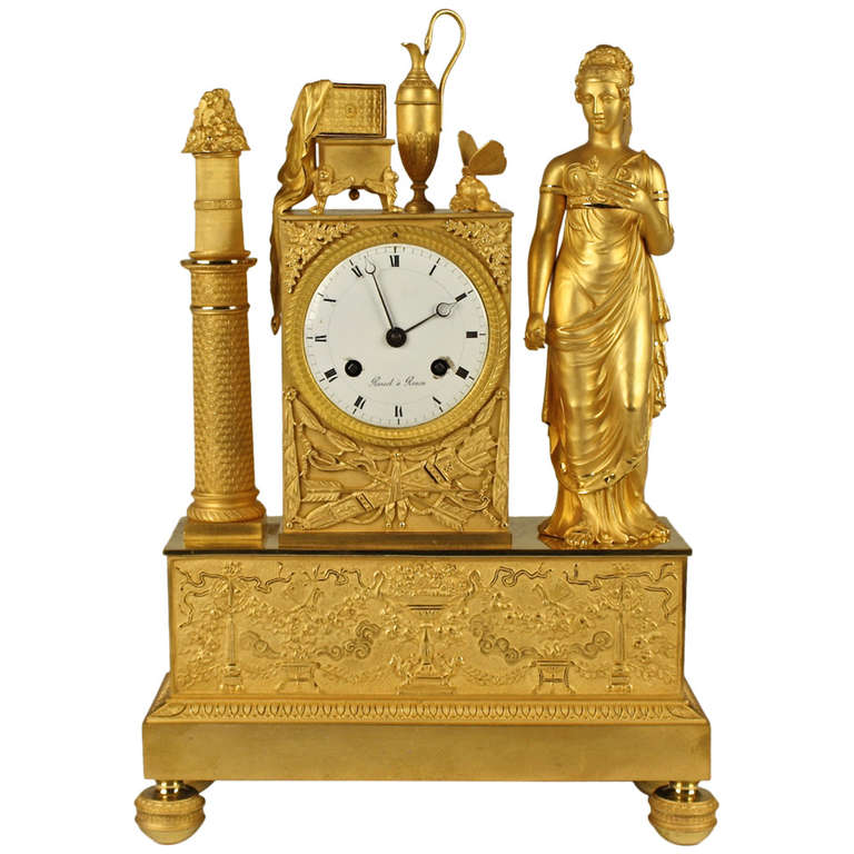 French Empire Mantle Clock