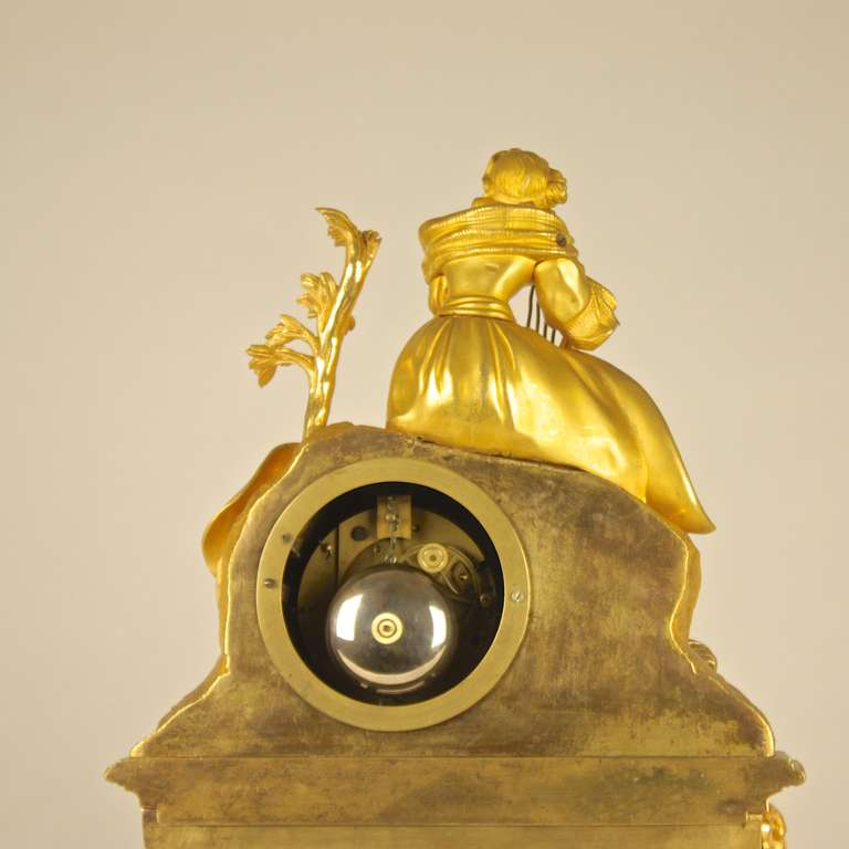 Gilt 19th Century Ormolu Mantle Clock