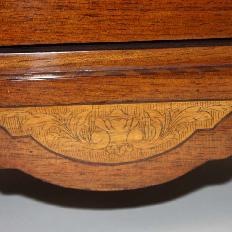 A Pair of Louis XVI Marquetry Corner Cabinets or Encoignure 2