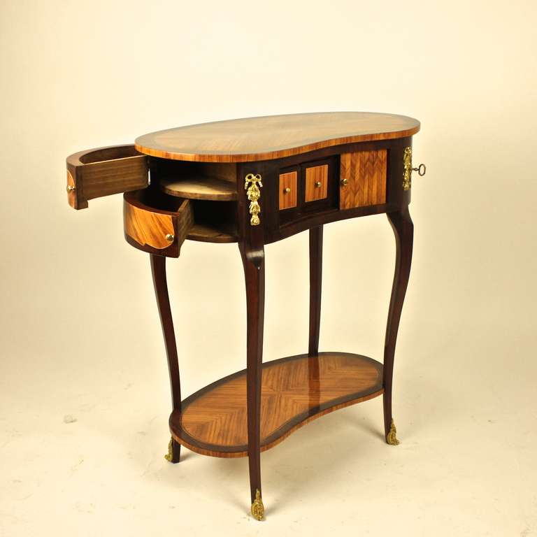 Napoleon III Kingwood and Parquetry Center Table