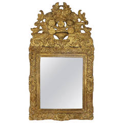 Fine-Carved Giltwood Mirror, Regence, circa 1725