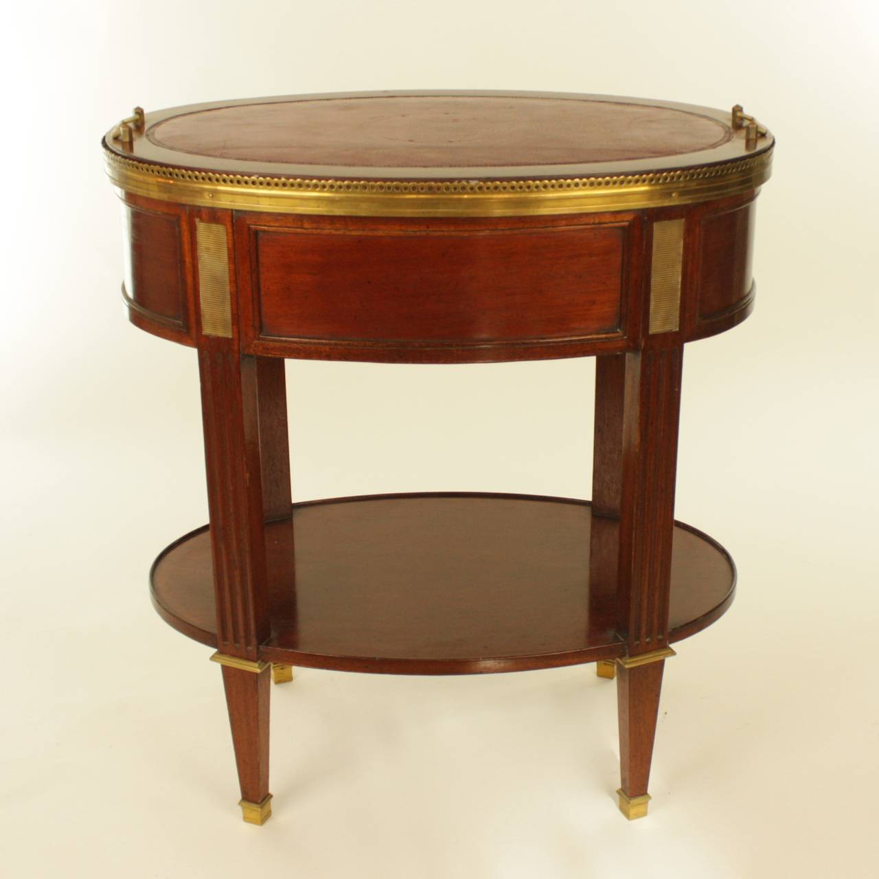 French Directoire Brass-Mounted Mahogany Jardiniere Table