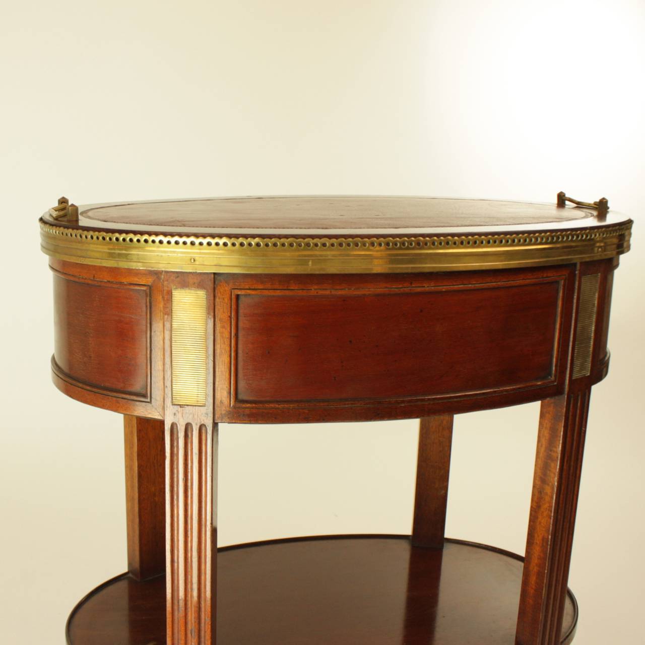 Late 18th Century Directoire Brass-Mounted Mahogany Jardiniere Table