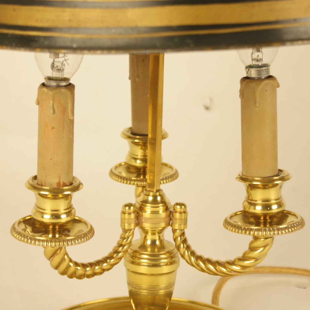 French A Louis XVI Style Bouillotte Lamp