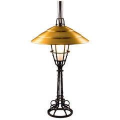 Albert Paley Corona Lamp, Signed and Dated 1999 2
