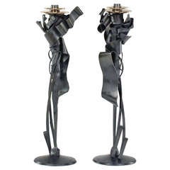 Albert Paley Calyx Candleholders 2