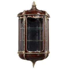 Louis XVI Style Wall Vitrine by Zwiener, French, circa 1890 7