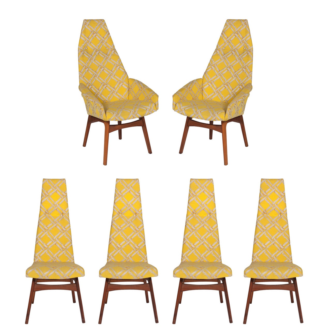 Adrian Pearsall High-Back Dining Chairs For Sale