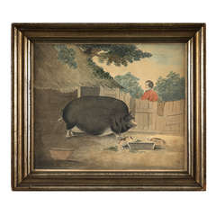 Antique 'Prize Sow and Piglets'