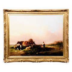 William Shayer Snr – “A Rest by the Stream”