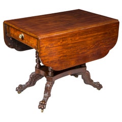 Antique Classical Mahogany Pembroke Table, New York, circa 1830