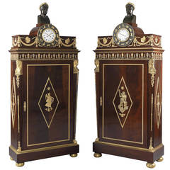 Pair of Empire Style Side Cabinets, French, circa 1880 11