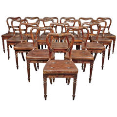 Set of 18 Dining Chairs Attributed to Gillows 7