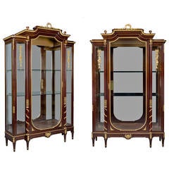 Pair of Louis XVI Style Vitrines by François Linke 9