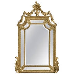 Carved Marginal Frame Giltwood Mirror 10