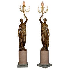 Pair of Figural Candelabra 4