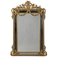 Louis XVI Style Marginal Frame, Carved Giltwood Mirror 8