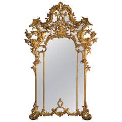 Rococo Style Giltwood Mirror 2