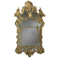 Carved Giltwood Mirror after Thomas Johnson 9
