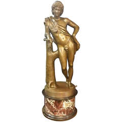 Bronze Sculptur Of Jason Signed Boschetti Roma