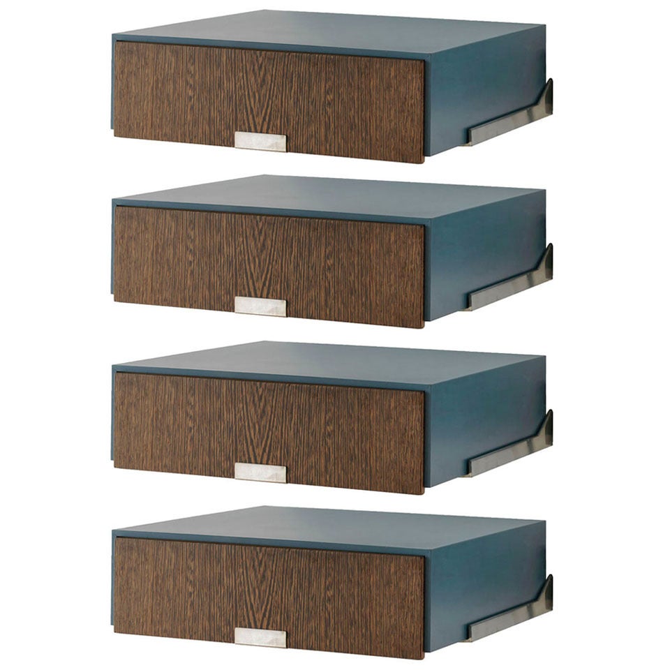 Wall Mounted Drawer Units By Arne Jacobsen For Sale