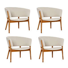 Four Lounge Chairs By Nanna Ditzel