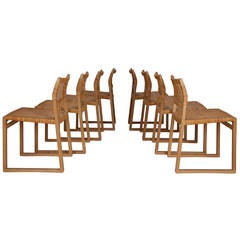 Set of Eight Dining Chairs by Hans Børge Mogensen