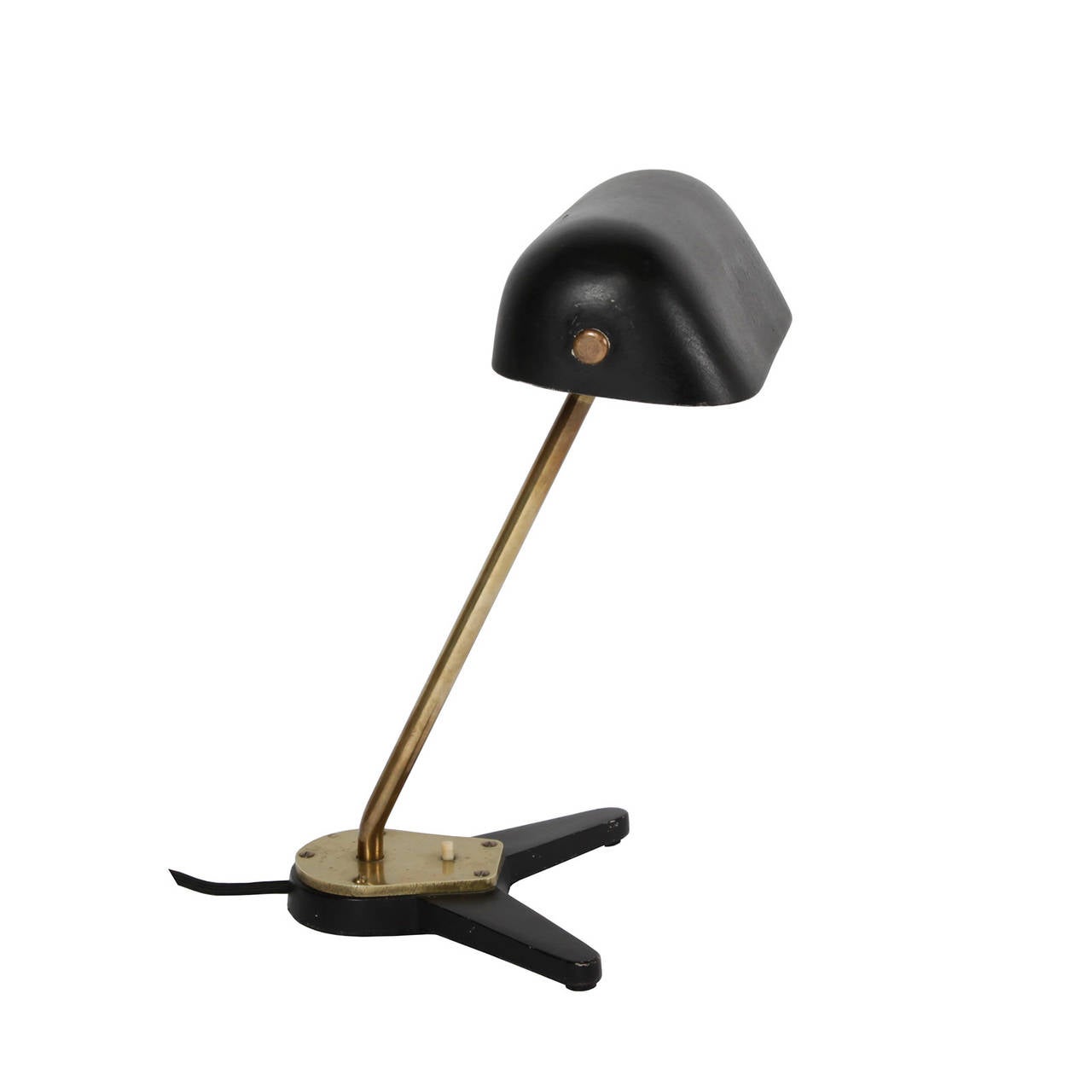 Desk lamp designed by Hans Wegner while he was employed by Arne Jacobsen for Aarhus City Hall, Denmark