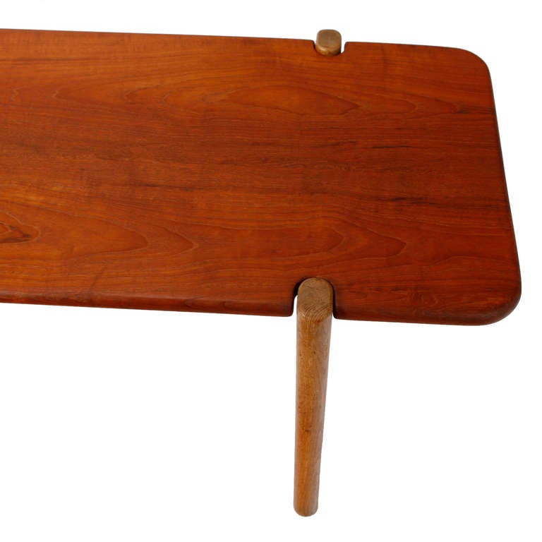Danish Coffee Table / Bench by Hans Wegner For Sale
