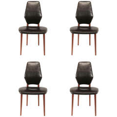 Set of Four Dining Chairs by Vestergaard Jensen