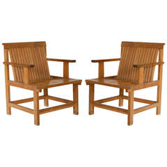 Pair of Armchairs by John Kandell