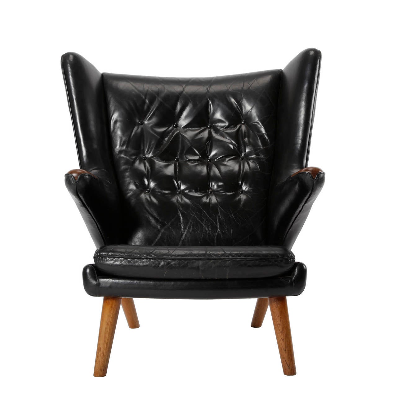 Scandinavian Modern Papa Bear Chair by Hans Wegner For Sale