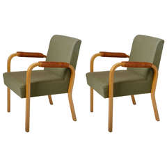 Pair of Armchairs by Alvar Aalto
