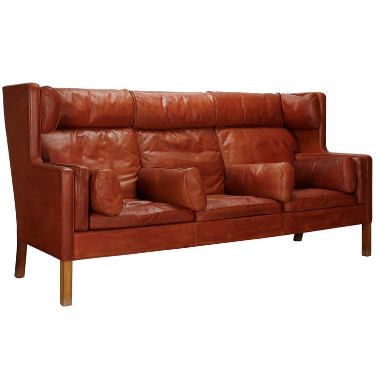 Wingback Sofa by Børge Mogensen For Sale at 1stDibs