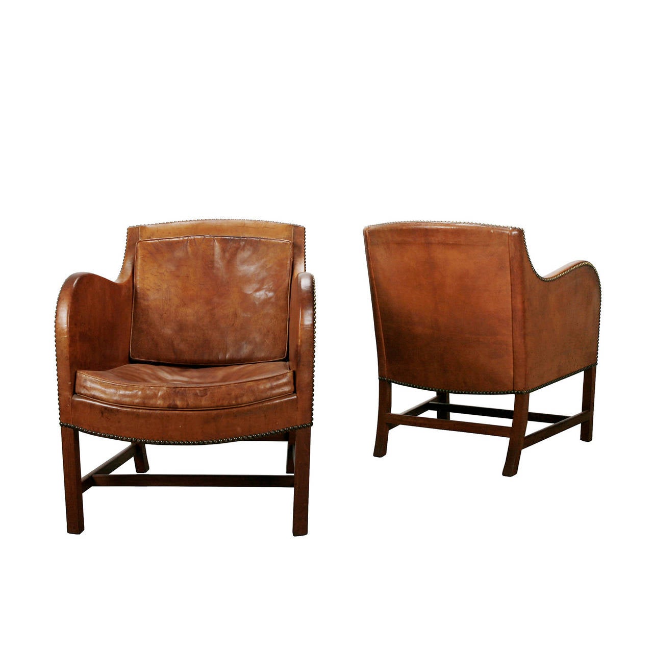 Mid-20th Century Pair of Mix Chairs by Kaare Klint
