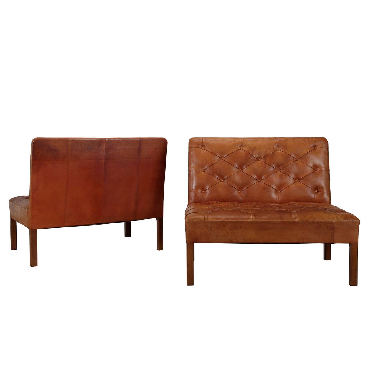 Danish Pair of Benches by Kaare Klint