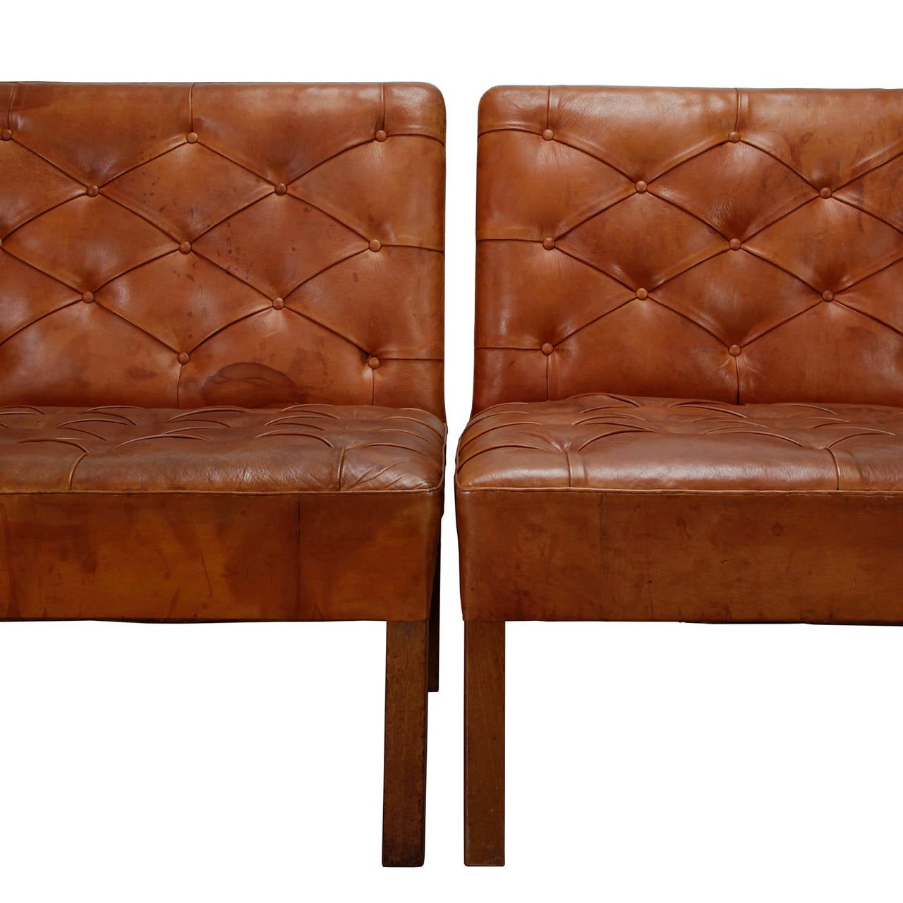 Pair of Benches by Kaare Klint In Excellent Condition In Copenhagen, DK
