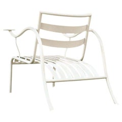 Jasper Morrison Thinking Man's Outdoor Chair in Varnished Metal for Cappellini