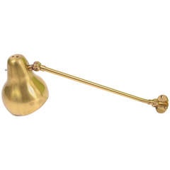 Vilhelm Lauritzen Brass Wall Lamp