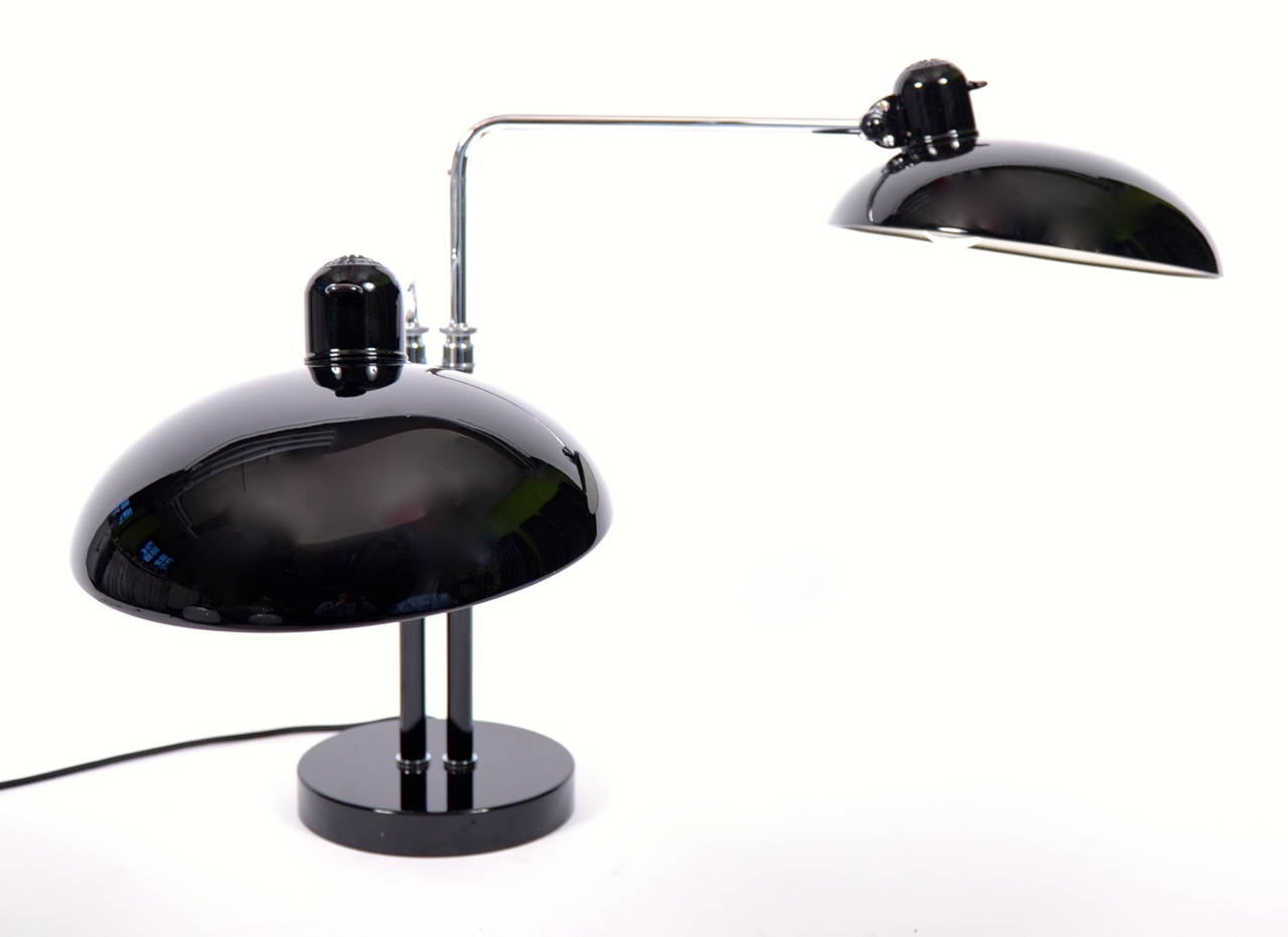 Christian Dell Rare Double Lamp 6660