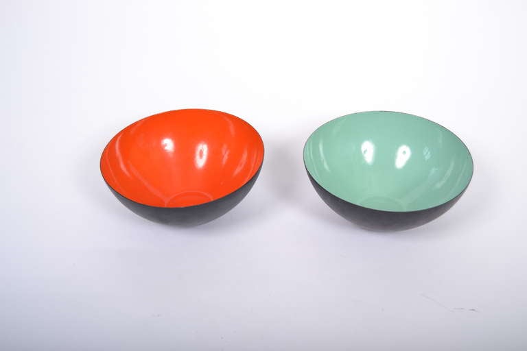 Pair of Herbert Krenchel Krenit Bowls