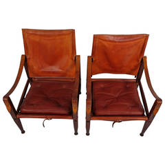 Kaare Klint Safari Easy Chairs