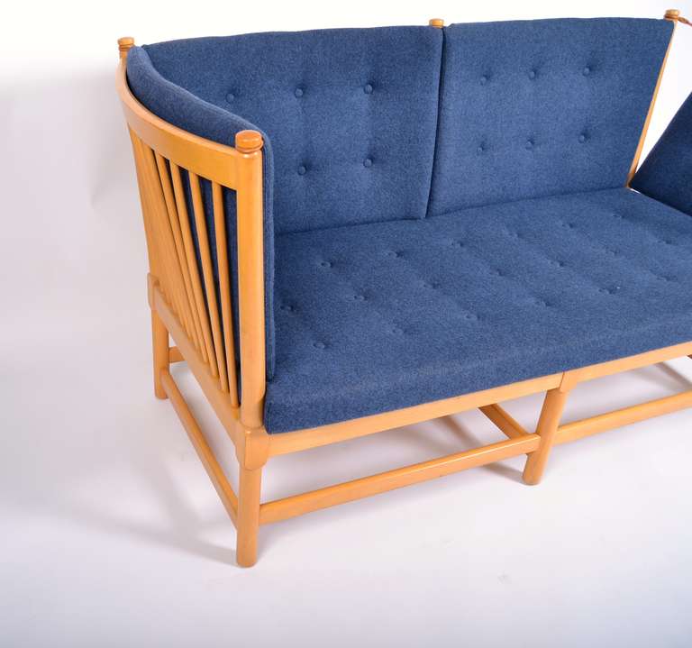 Scandinavian Modern Børge Mogensen Tremmesofa 1789 By Fritz Hansen