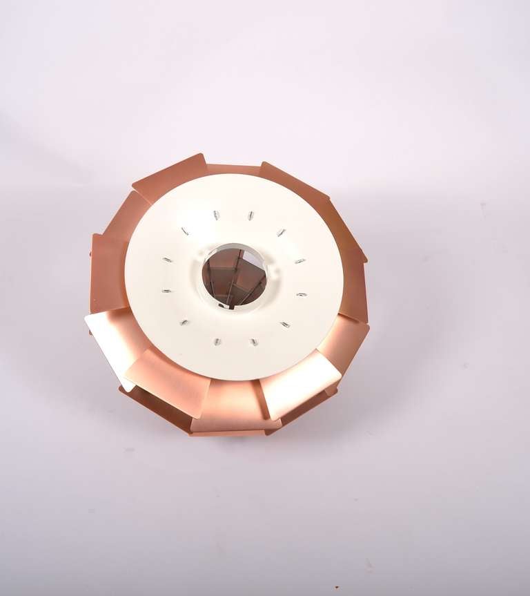Mid-20th Century Poul Henningsen Louis Poulsen XXL Artichocke Copper 84 cm