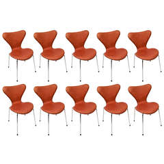 Vintage Arne Jacobsen 3107 Butterfly Chairs